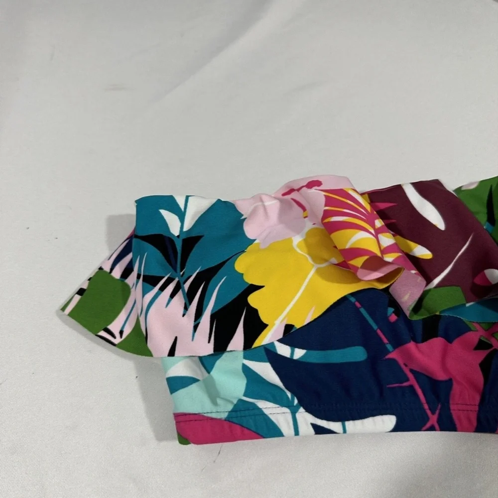 NWT $85 Bleu Rod Beattie [ 6 ] On A Brighter‎ Note Ruffle One Shoulder Top